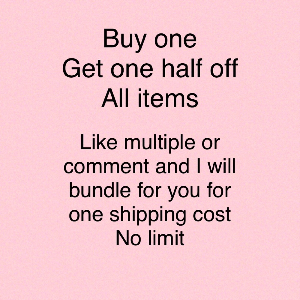 Buy one get one half off